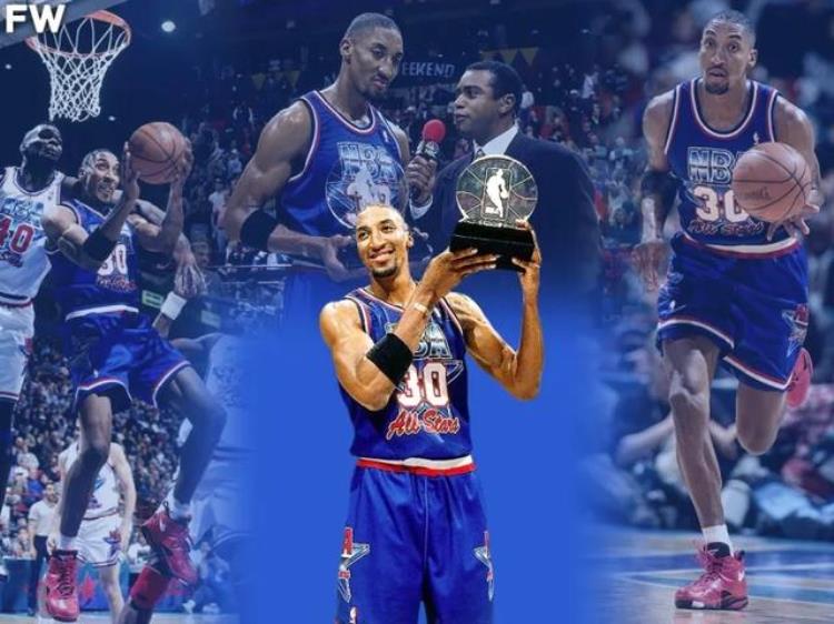 1994年NBA全明星比赛皮蓬终于翻身不再活在乔丹的阴影之下