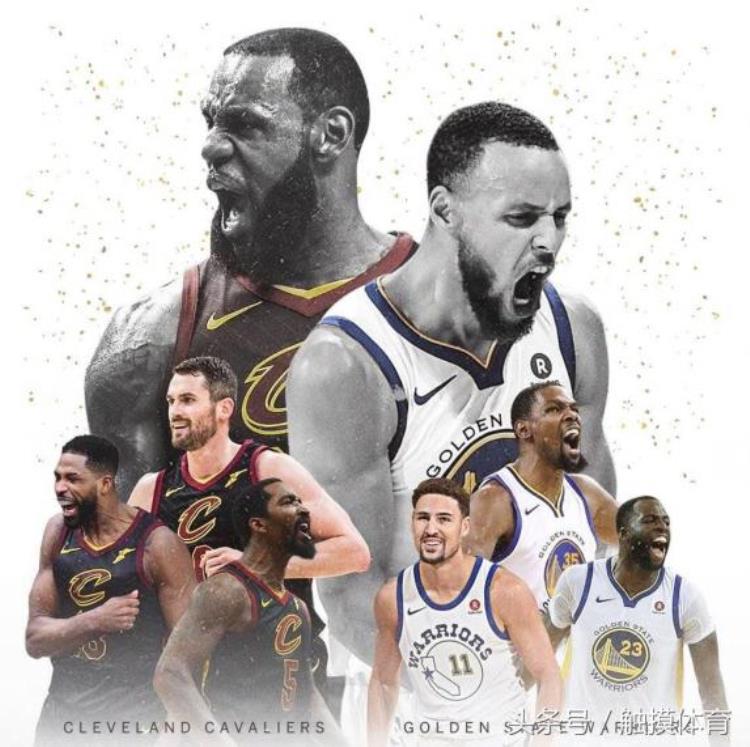 nba总决赛名场面「NBA总决赛海报刚出库里底下三全明星詹姆斯底下三神经」