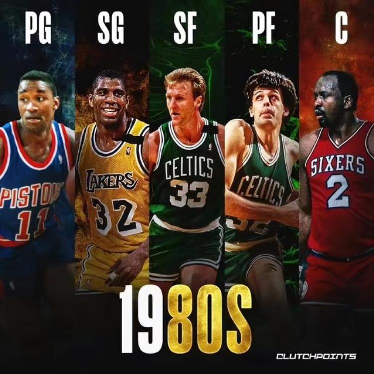 nba十大历史最佳阵容「美媒列出NBA7个时代最佳阵容乔魔科詹库领衔90年代最强」