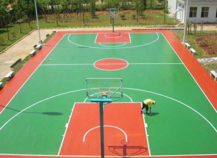 室外篮球场地面硅pu价格「篮球场地面硅pu多少钱一平方」