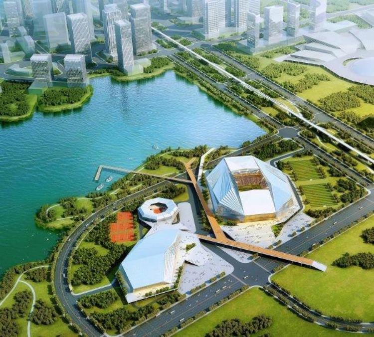 六万个座位武汉开建专业足球场2023年投入运营