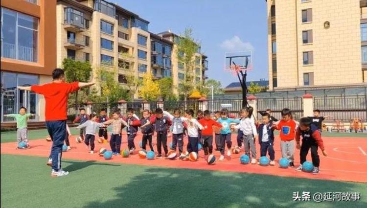 延安市新区第四幼儿园班本课程趣味篮球