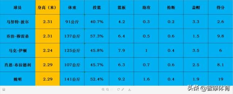 nba历史五大巨星「盘点NBA历史上五大小个球员与五大巨人球员」