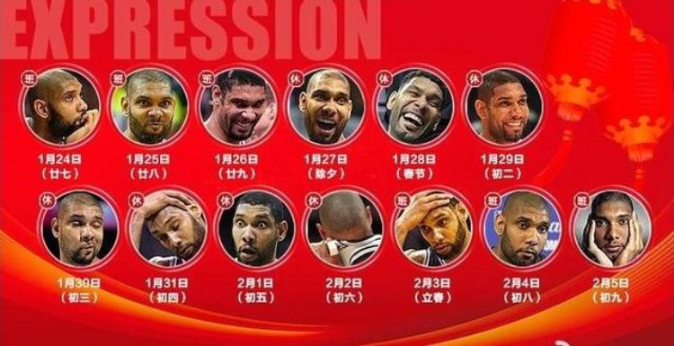 nba春节宣传片「NBA球星春节假期表情包」