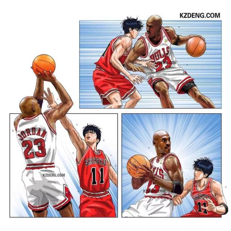 当NBA遇上灌篮高手每张图都炫酷得可以当壁纸赶快马住