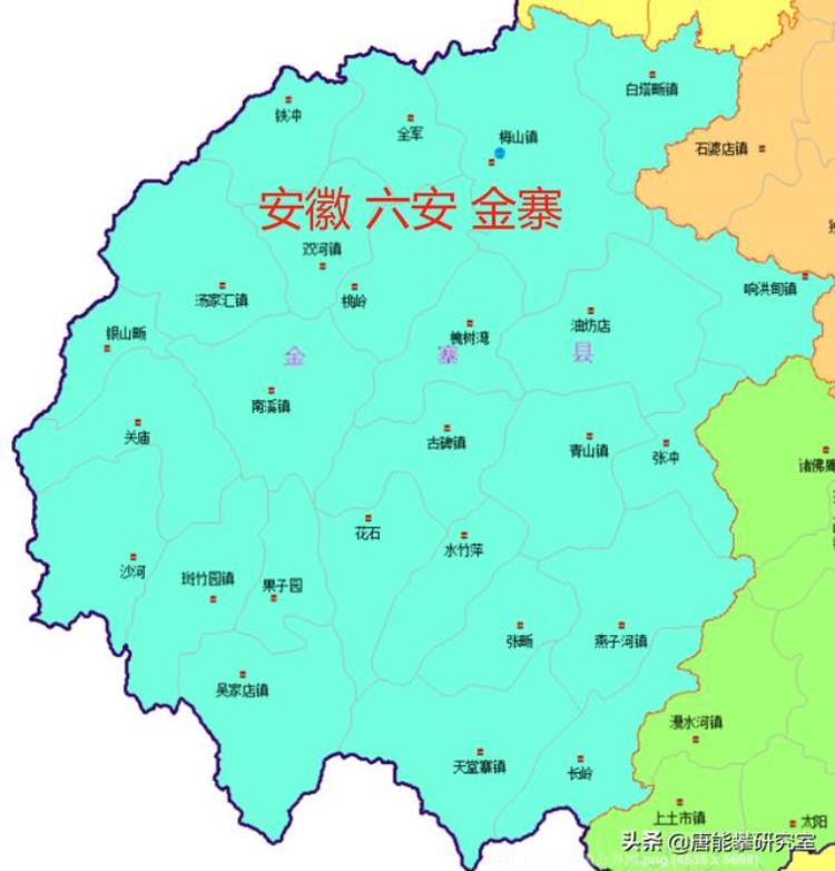 安徽六安霍邱县30镇金寨县23镇对比人口土地工业年度统计