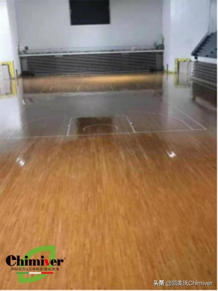篮球馆专用运动木地板「篮球馆运动木地板划线重涂刷漆厦门市体育路95号工人体育馆案例」