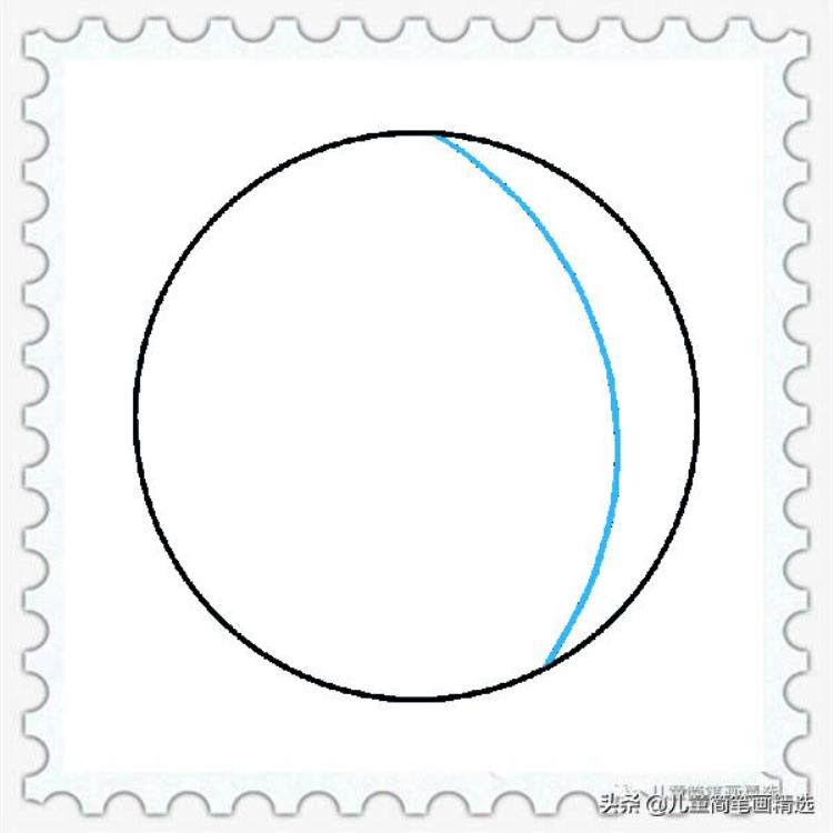 儿童简笔画精选体育用品篮球(Basketball)的绘画步骤