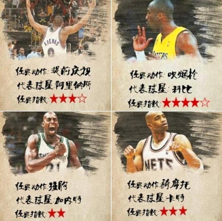 库里的经典动作是什么「库里的晚安席卷体育圈NBA哪些球星的动作同样经典」
