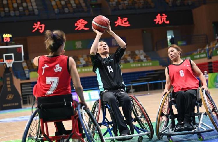 残运会轮椅篮球北京女队胜广西女队