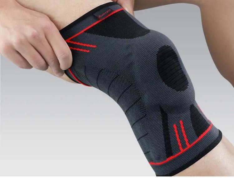 舒适透气有弹性升级版的篮球护膝运动保暖首选它