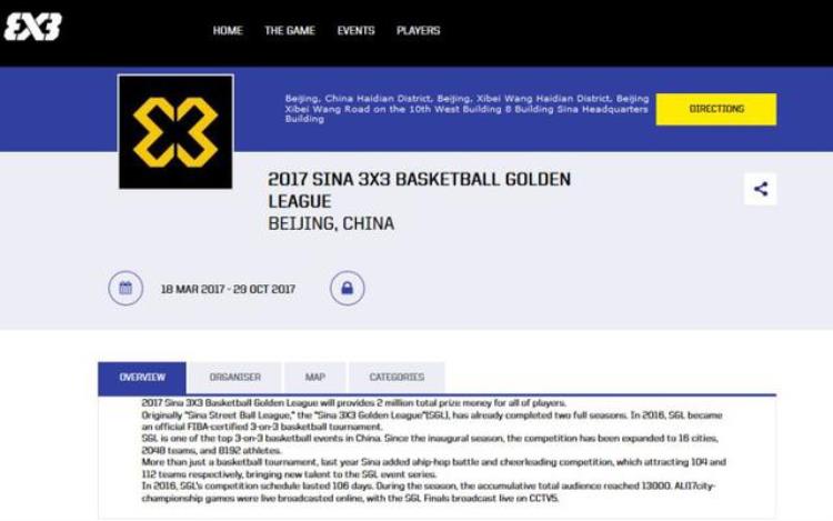 2020新浪三对三黄金联赛「2017新浪3X3篮球黄金联赛获FIBA官网全球推荐」