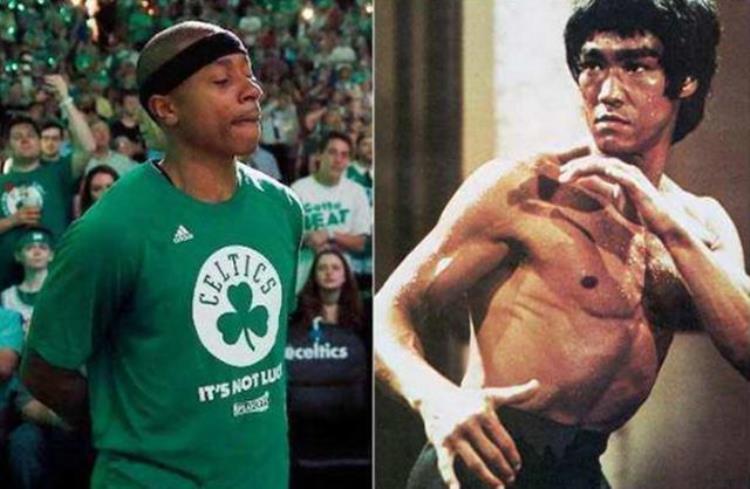 为什么崇拜李小龙「NBA球星为啥崇拜李小龙詹皇爱其脚步科比将其精神用于比赛」