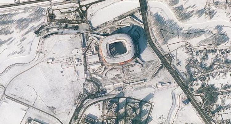 俄罗斯足球场「11个城市12座球场鸟瞰俄罗斯世界杯球场感受上帝视角下的球场」