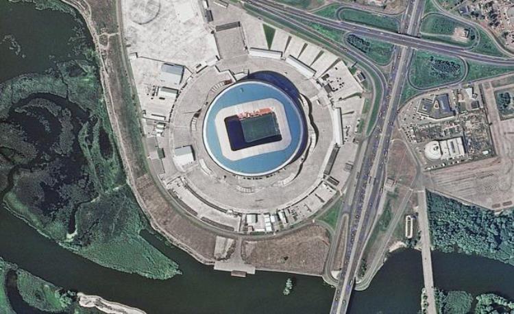 俄罗斯足球场「11个城市12座球场鸟瞰俄罗斯世界杯球场感受上帝视角下的球场」