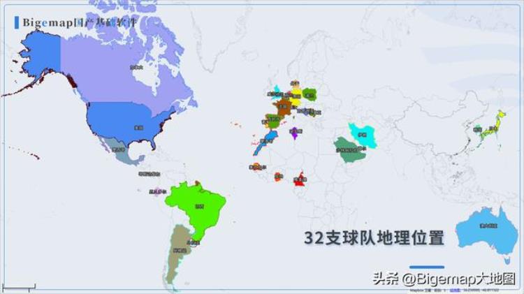 2022年卡塔尔世界杯多少支球队「带你看2022卡塔尔世界杯32支球队国家分布图美欧亚各有多少支」