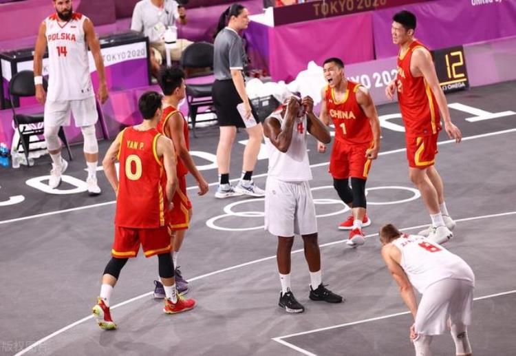恭喜中国男篮奥运会3人篮球赢波兰颜鹏上演绝杀胡金秋12分