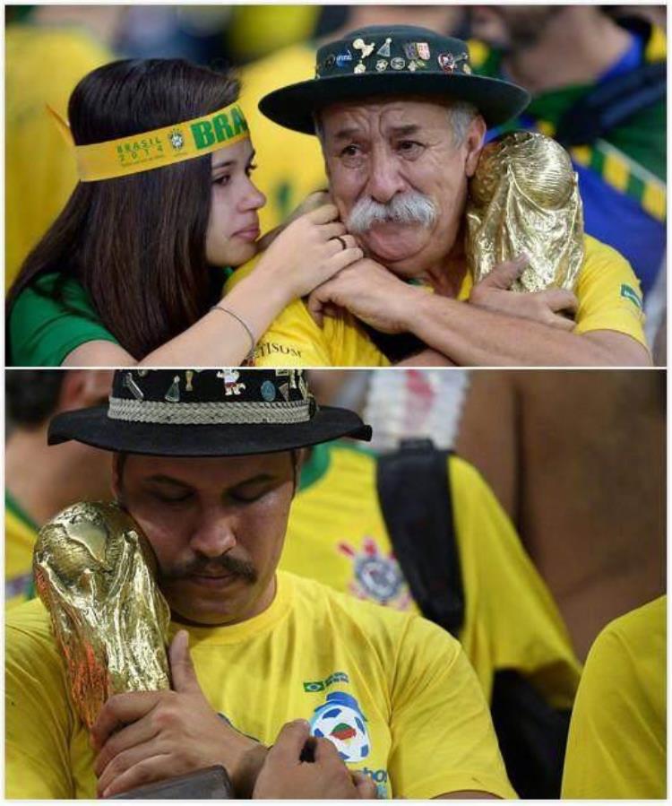 传承4年前巴西老爷爷捧金杯痛哭如今老人去世儿子替他送别巴西