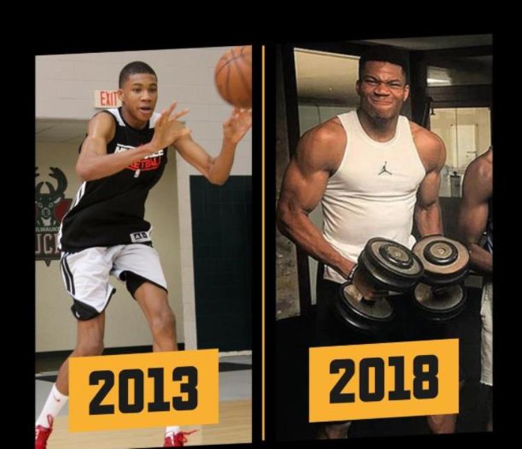 在NBA增肌速度多快塔图姆背肌历史罕见字母哥5年练成麒麟臂