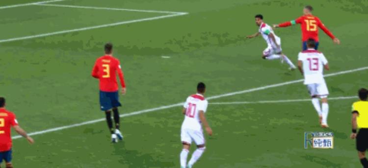 西班牙和摩洛哥的分界线「西班牙22摩洛哥全场比赛精彩集锦西班牙争议进球VAR判定有效」