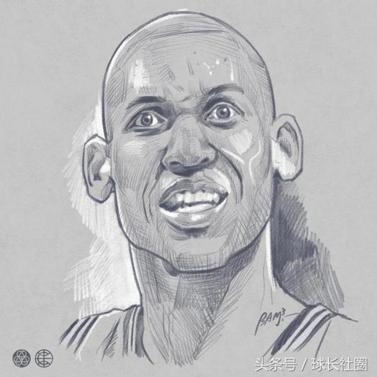 nba球星素描画像「漫画太像了一组球星的素描画哪张是你的最爱」