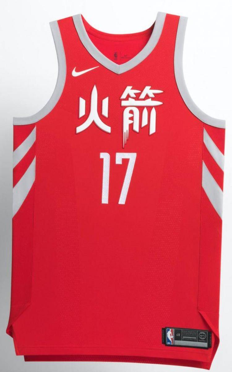 2020火箭城市版球衣「外媒NBA城市版球衣发布勇士火箭凸显中国元素」