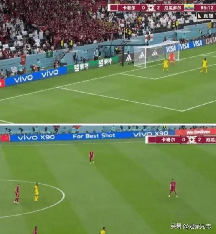 世界杯上的中国广告「世界杯赛场中国第一广告牌亮了这是什么画面」