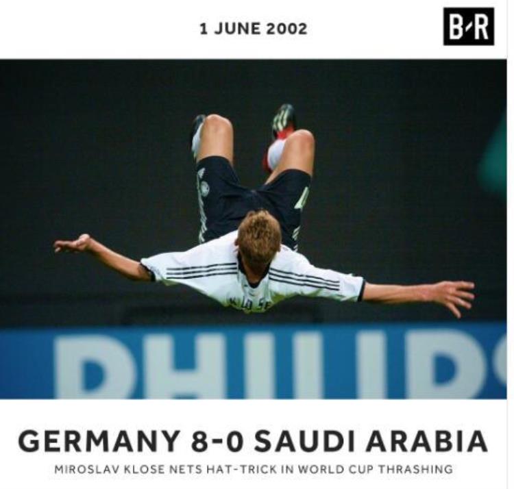 德国8:0沙特,克洛泽06年世界杯打沙特