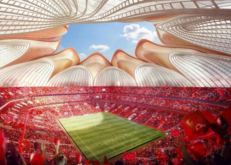 恒大在建足球场「恒大将建世界顶级足球场效果图曝光总投资超120亿人民币」