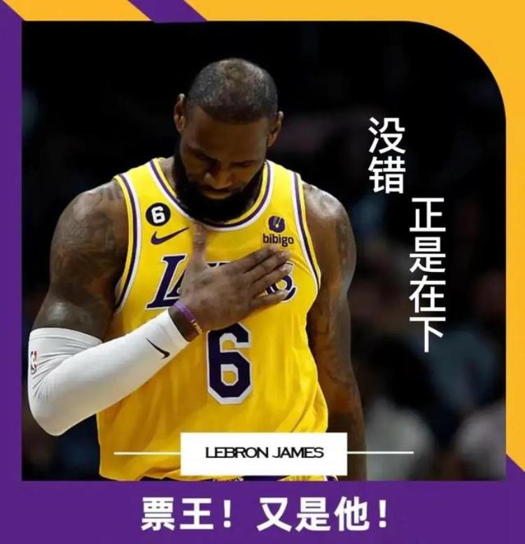 nba全明星投票詹姆斯票王「NBA全明星票王及首发出炉詹姆斯2K23能力值重返联盟第一」