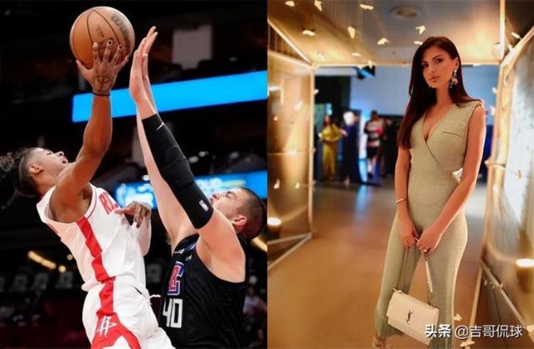 nba球星帅哥排名「NBA高富帅涨薪资带娇妻欧洲度假1米2大长腿抢镜」