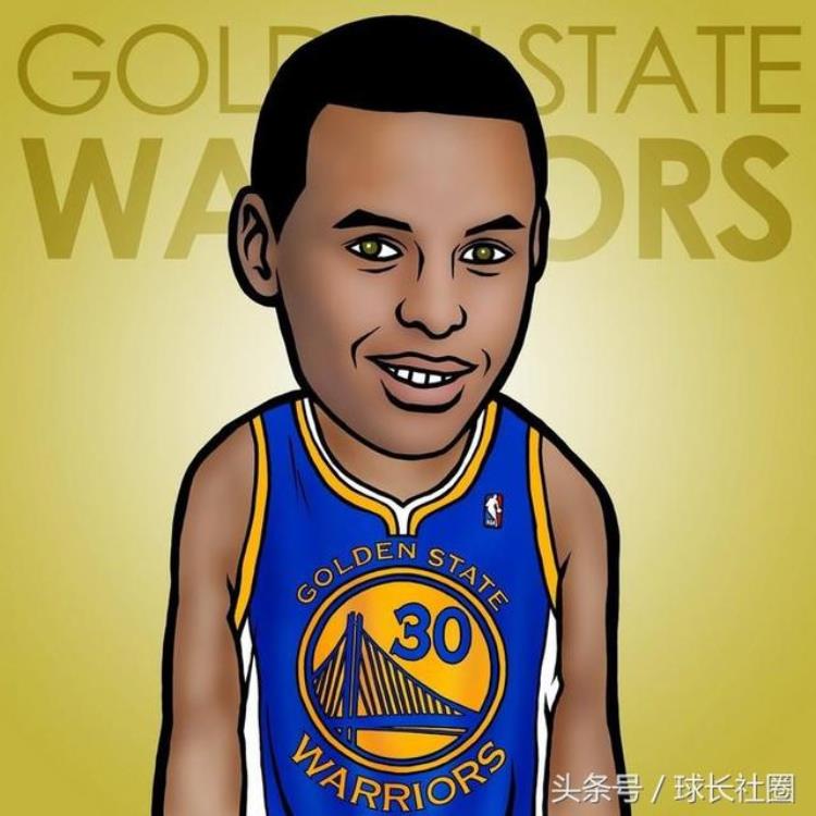 nba球员动漫壁纸「漫画NBA球员卡通壁纸库里呆萌可爱科比憨态可掬」