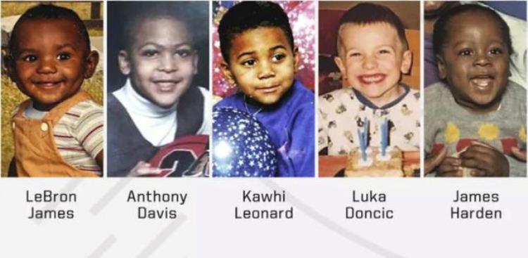 nba球星的萌娃「20张NBA球星幼年照挡住名字你认识几个浓眉哥特征太明显」
