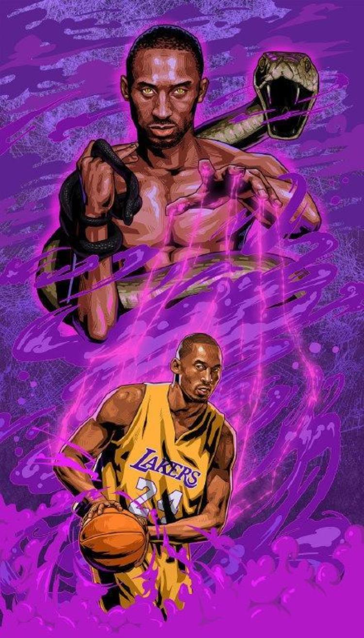 nba壁纸 漫画「干货NBA一组很适合做壁纸的NBA球员漫画」