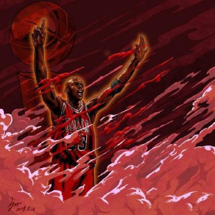 nba壁纸 漫画「干货NBA一组很适合做壁纸的NBA球员漫画」