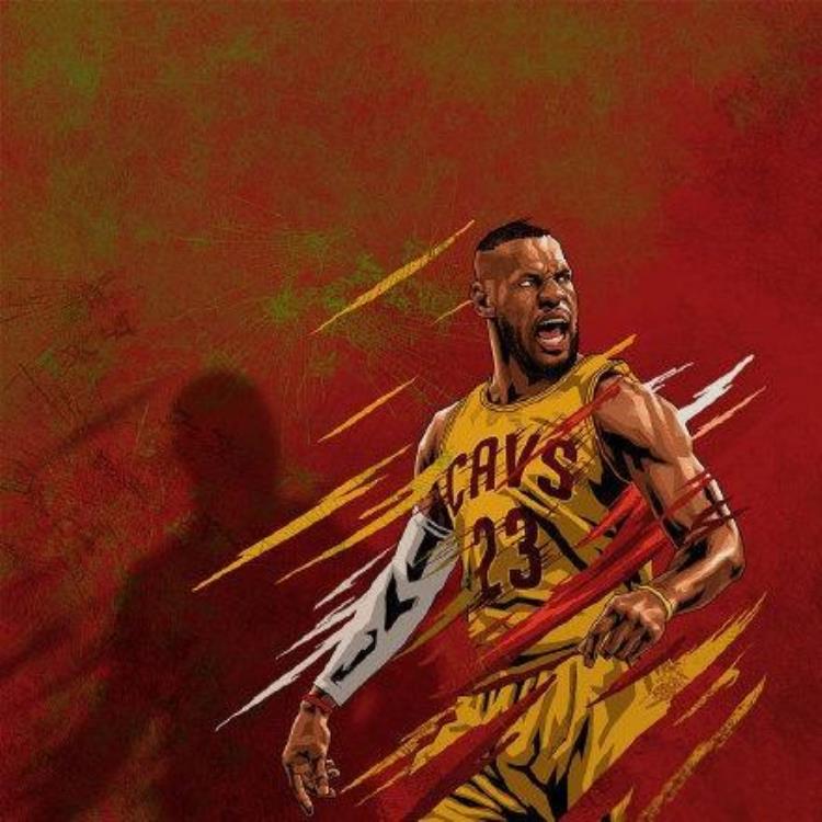 nba壁纸 漫画「干货NBA一组很适合做壁纸的NBA球员漫画」