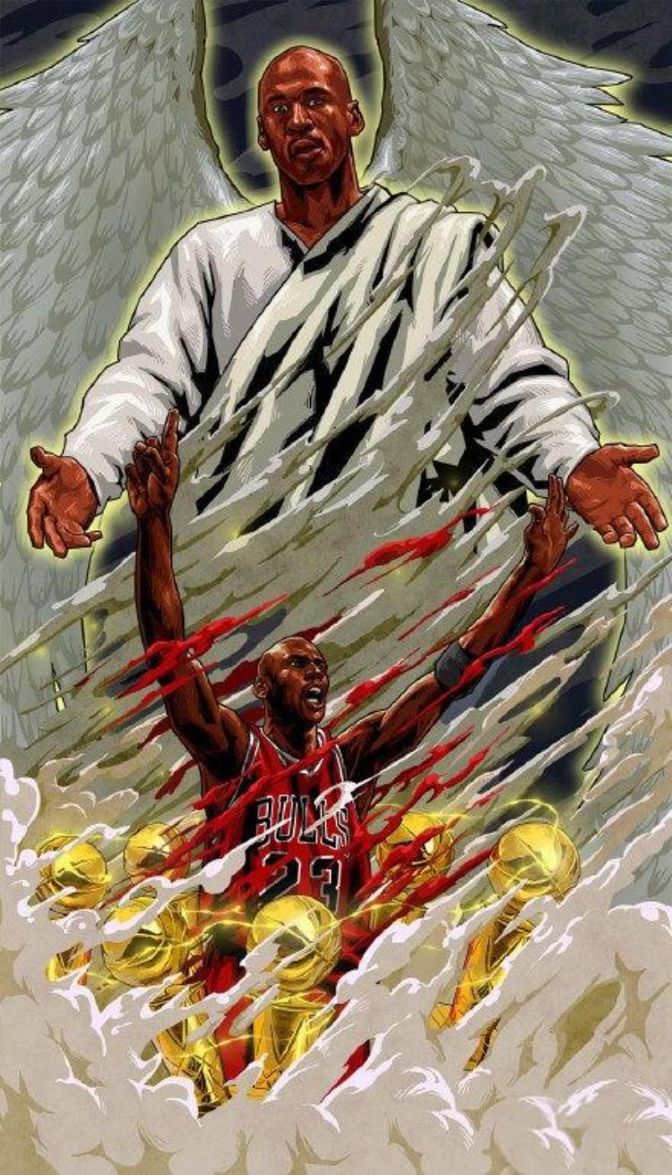 nba壁纸 漫画「干货NBA一组很适合做壁纸的NBA球员漫画」