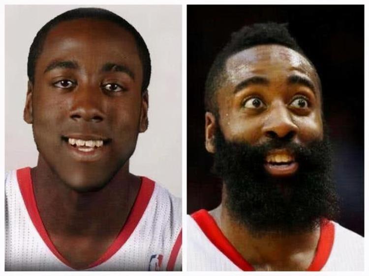 nba球员为什么留大胡子「刮了胡子的NBA球员颜值更高但为何他们却仍喜欢留大胡子呢」