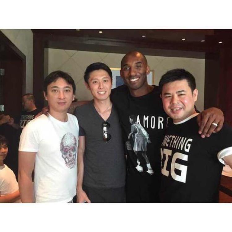 与nba球员合影「那些与NBA球星合影的中国明星们有一张不超过21个90后看过」
