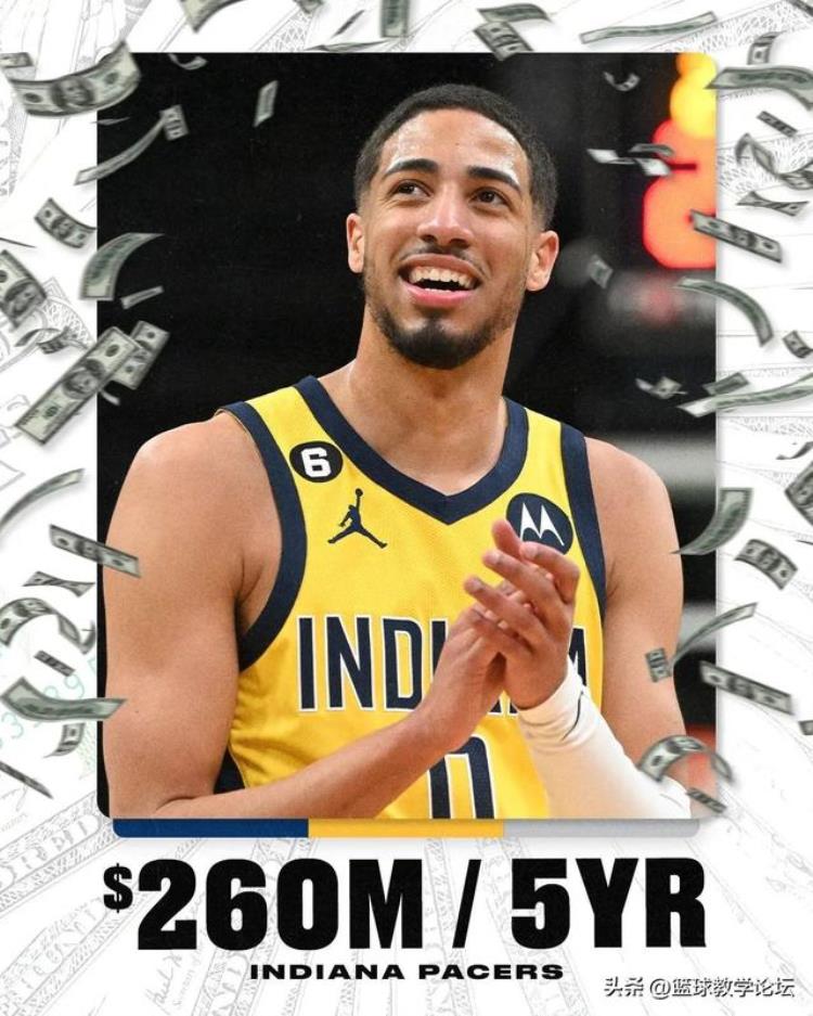 两个00后5年26亿顶薪续约NBA历史第二大合同