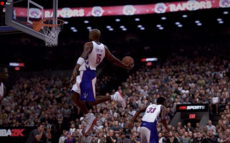 nba2kol卡特「NBA2K历史第一扣将只是蓝卡41岁的卡特可不仅仅是收藏品」