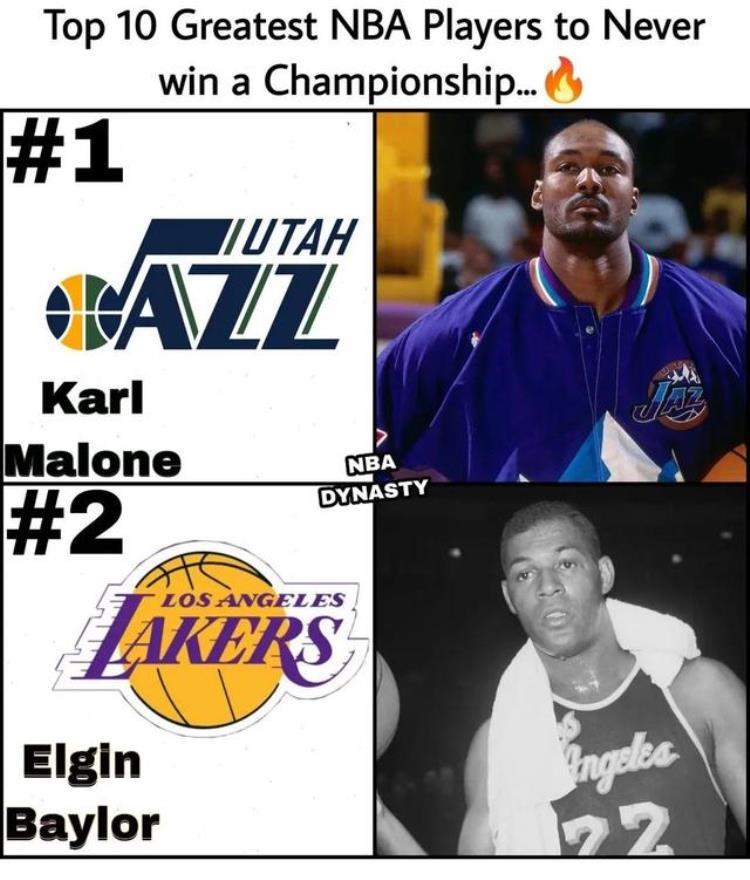 nba历史最伟大的球员排行榜「美媒列出了NBA历史上最伟大的无冕之王按实力排名谁被低估了」