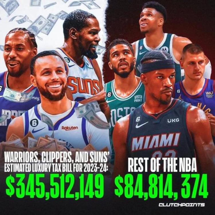 nba勇士公牛「王朝后遗症勇士光奢侈税就16亿8年6冠的公牛为何没这难题」