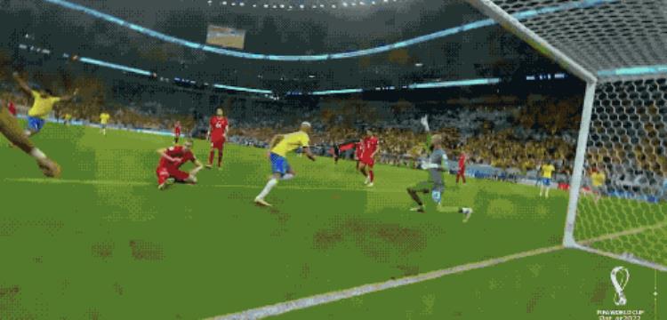 世界杯巴西2:0塞尔维亚进球集锦理查利森凌空侧钩世界波