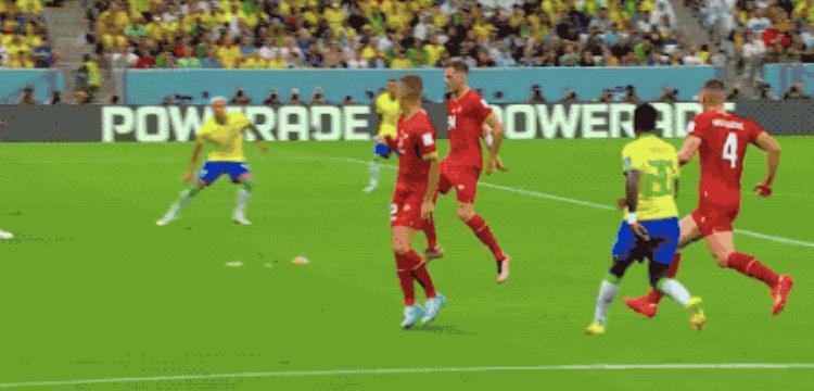 世界杯巴西2:0塞尔维亚进球集锦理查利森凌空侧钩世界波