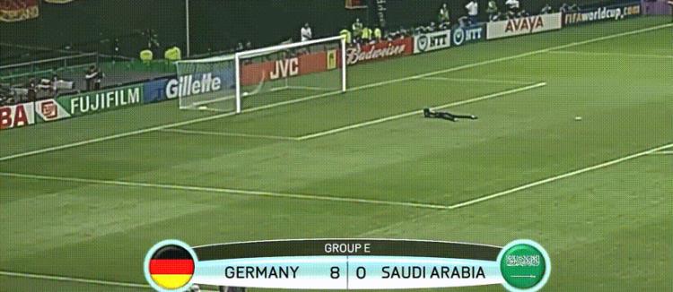 韩日世界杯回顾克洛泽横空出世德国狂虐沙特你还记得吗