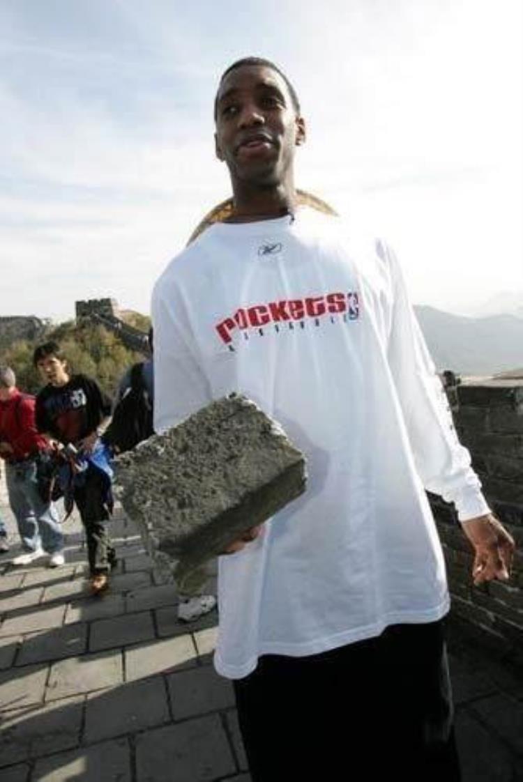 NBA球星登中国长城的照片科比表演扣篮年轻库里秀运球