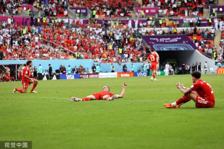 伊朗补时连进两球20击败威尔士红龙门将被红牌罚下