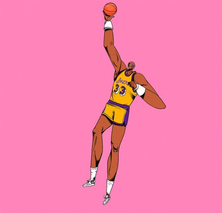 创意人物酷炫系列nba篮球插画「创意人物酷炫系列NBA篮球插画」
