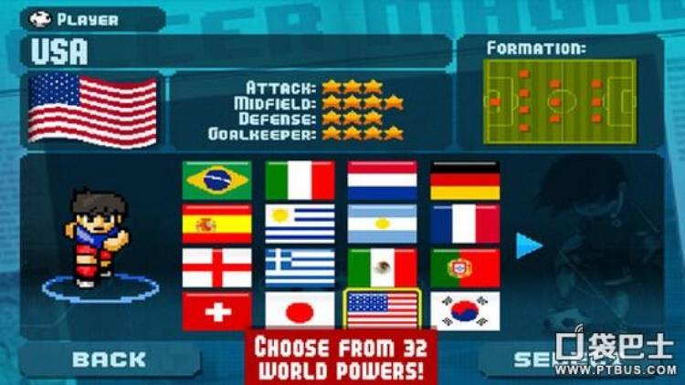 像素风足球游戏「足球主题手游像素世界杯游戏特色简介」